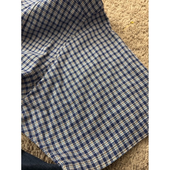 Pristine Vintage Rare Double RL Tartan Blue Collar Shirt Mens XXL VTLB-260 - Picture 7 of 11
